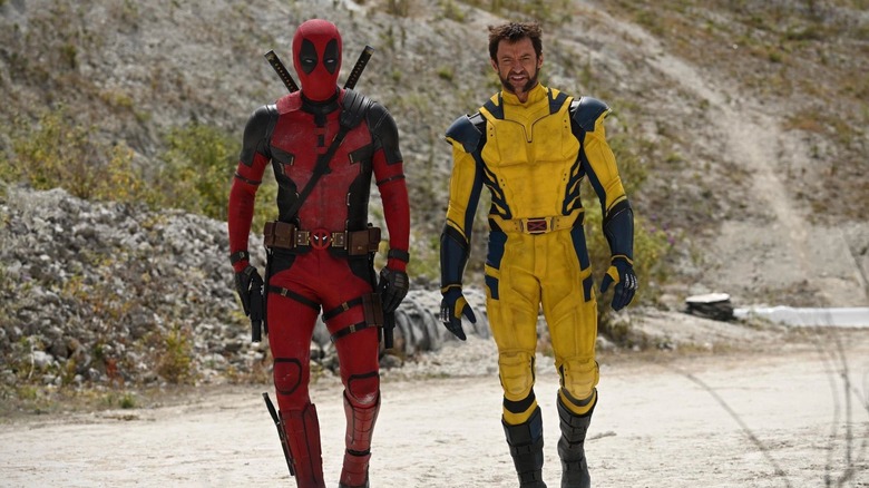 Deadpool and Wolverine walking