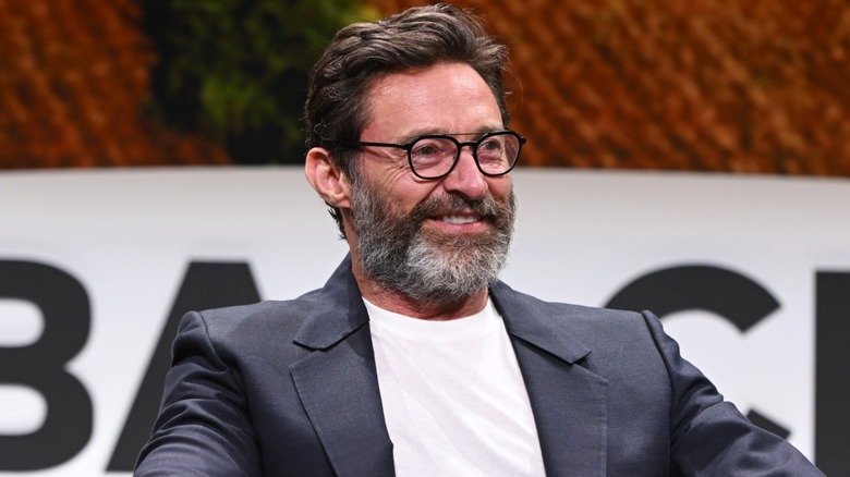 Hugh Jackman smiling