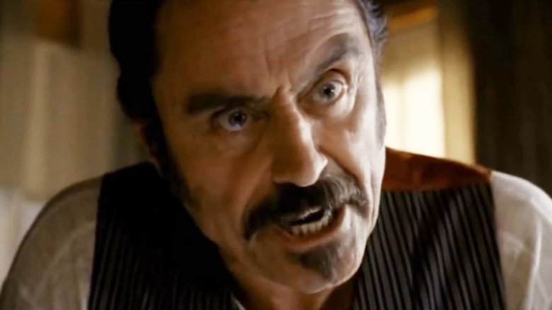 Ian McShane as Al Swearengen on Deadwood