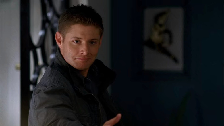 Dean looking pleased with himself