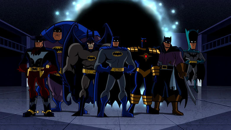 Batmen standing together