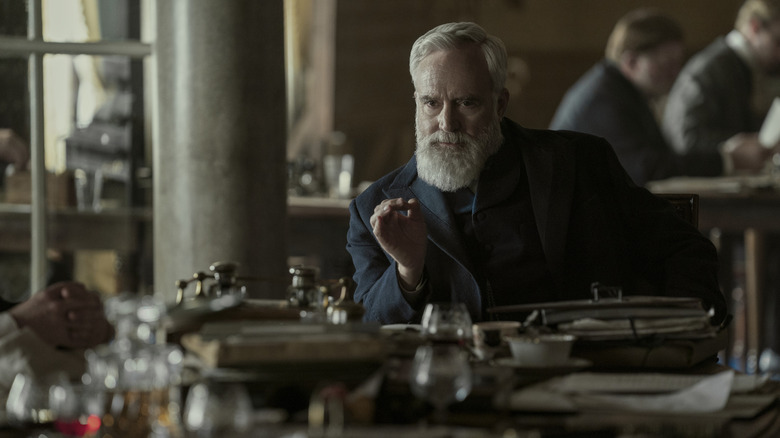 Senator Blaine deep in thought