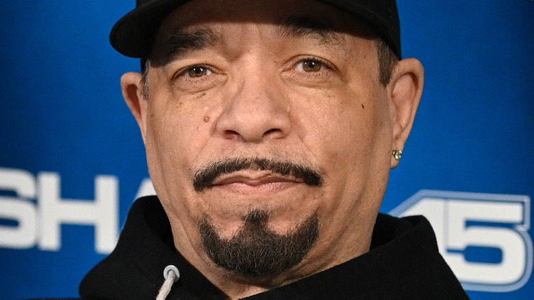 Ice-T thinking of a rhyme 
