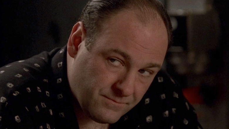 Tony Soprano burdened