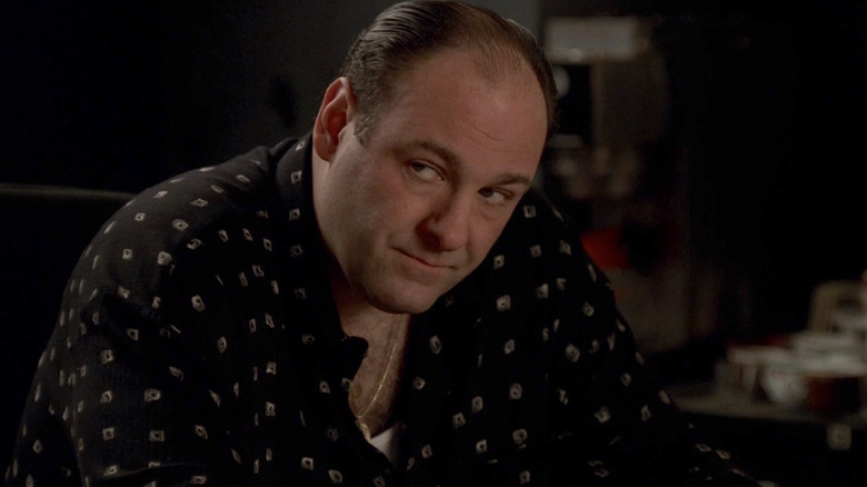 Tony Soprano burdened