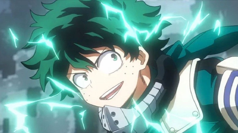 Deku using One For All