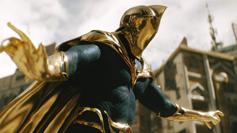 Doctor Fate deploying his mystical powers in Black Adam (2021)