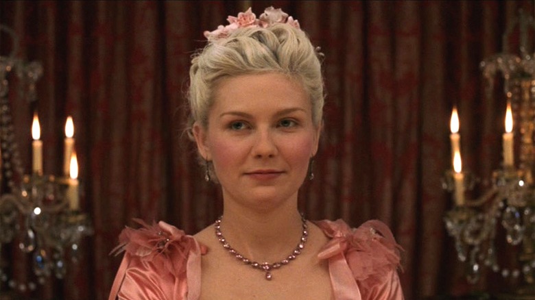 Marie Antoinette in pink dress