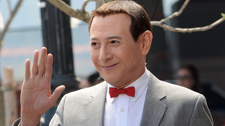 Pee-wee Herman waving