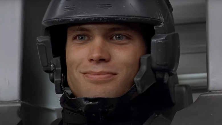 Casper Van Dien smirking