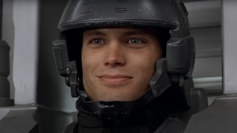 Casper Van Dien smirking