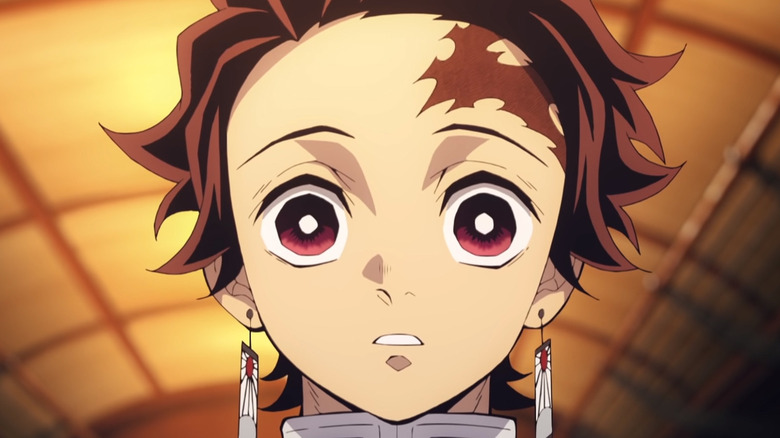 Tanjiro surprised