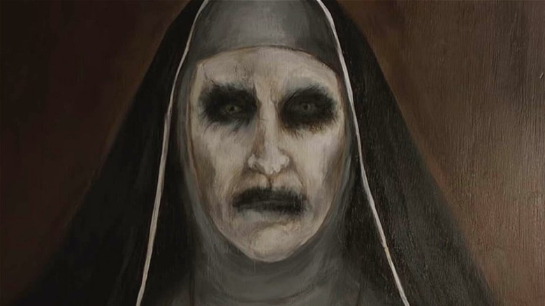 Nun painting