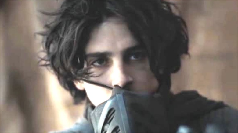 Timothee Chalamet as Paul Atreides in Dune