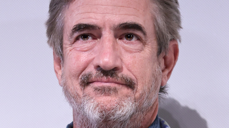 Dermot Mulroney smirking