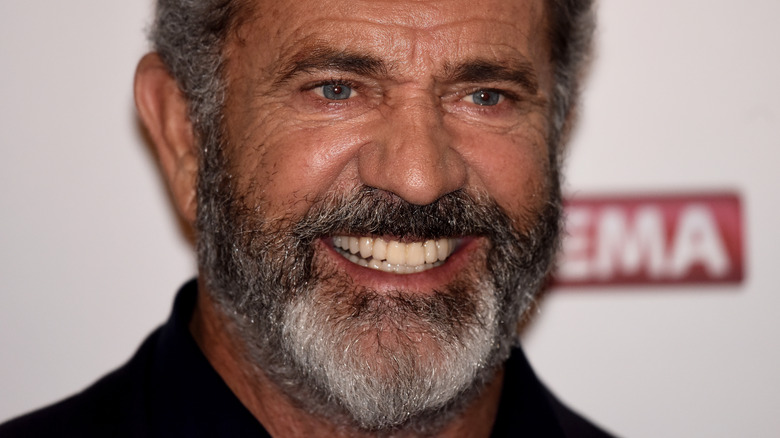 Mel Gibson smiling