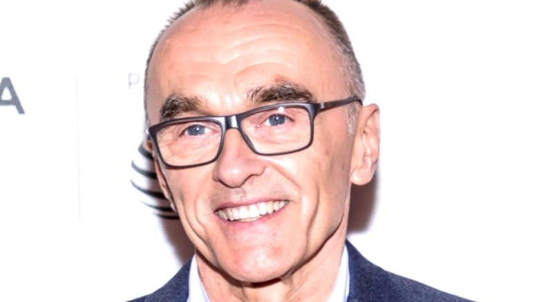 Danny Boyle on the red carpet