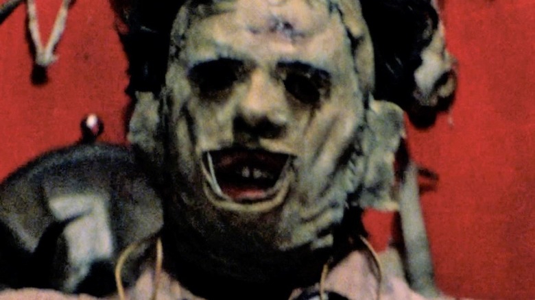 Leatherface in red room