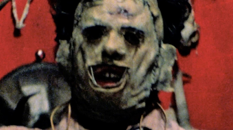 Leatherface in red room
