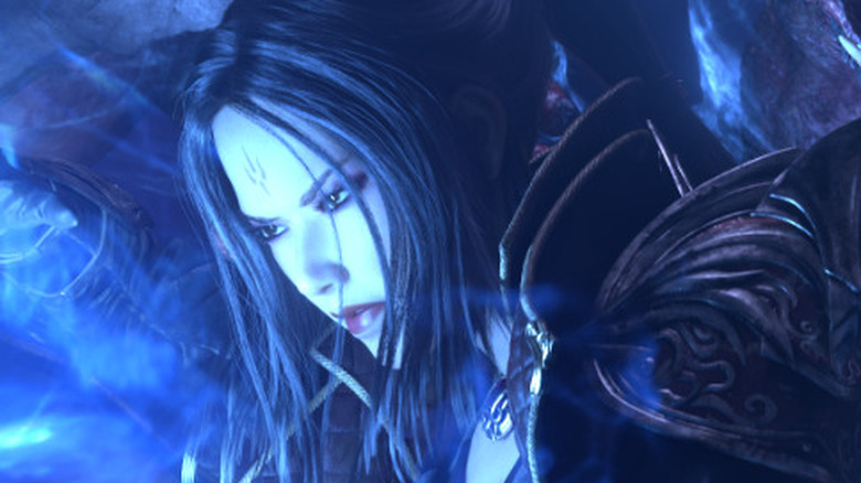 diablo immortal blue wizard woman 