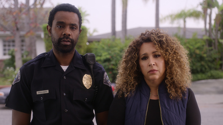 Diana Maria Riva and Brandon Scott in Dead to Me