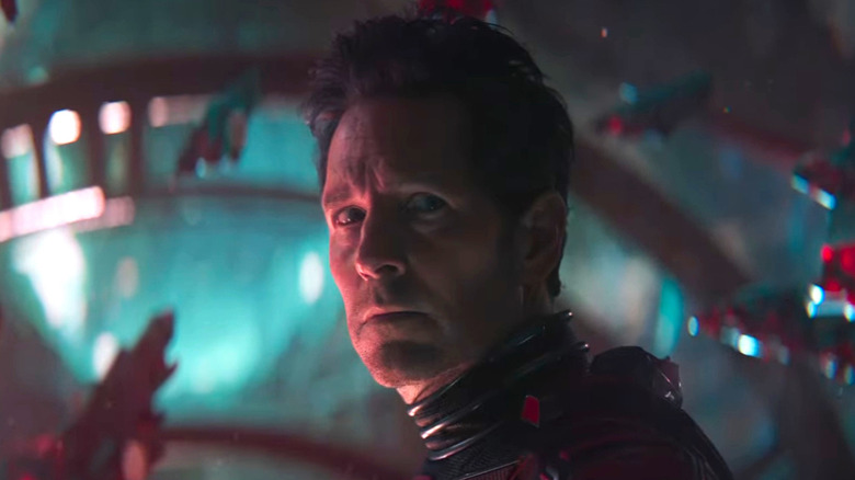 Paul Rudd as Ant Man looking serious