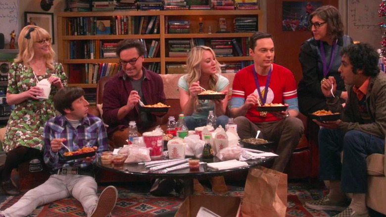 Big Bang gang on couch