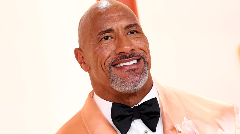 Dwayne Johnson smiling 