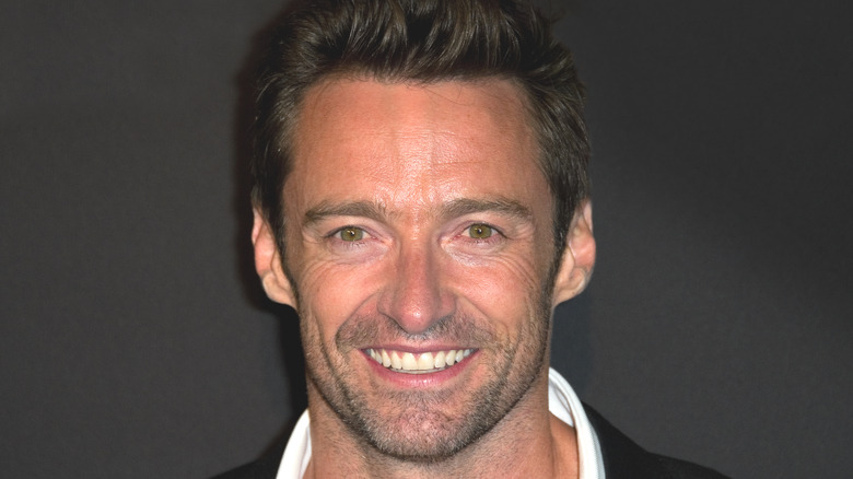 Hugh Jackman smiling