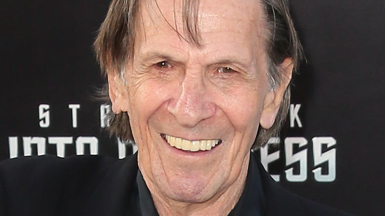 Leonard Nimoy smiling