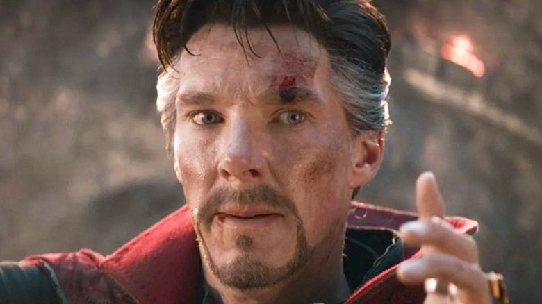 Doctor Strange Endgame bloody eyebrow