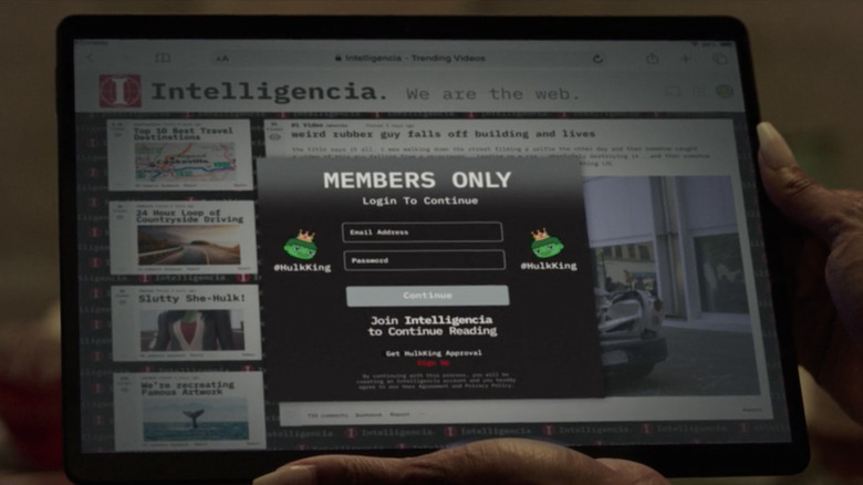Login page for Intelligencia 