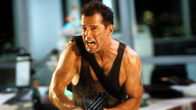 John McClane with gun