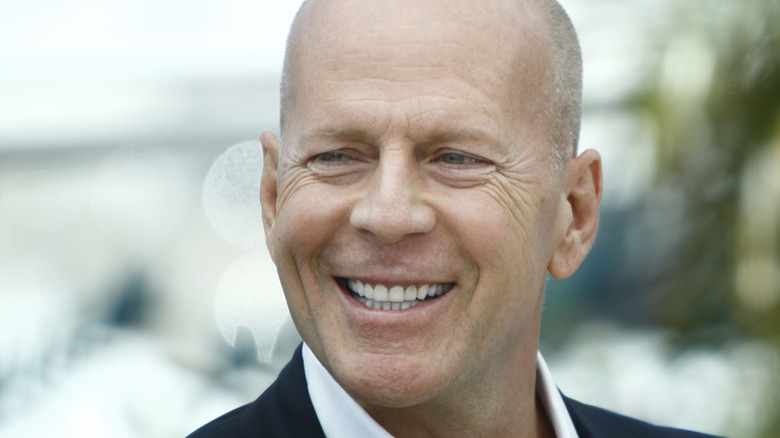 Bruce Willis grinning