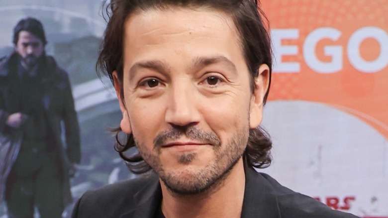 Diego Luna smiling for cameras