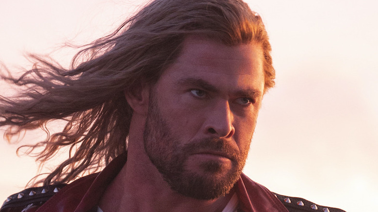 Chris Hemsworth as an intense Thor