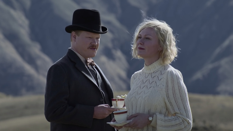 George and Rose having tea in The Power of the Dog