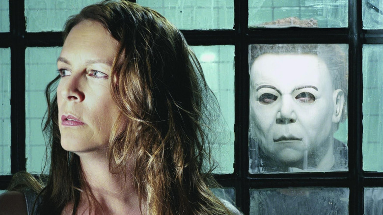 Halloween Resurrection Laurie Strode and Michael Myers