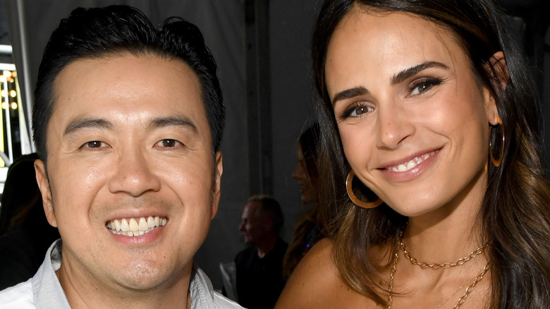 Justin Lin and Jordana Brewster smiling