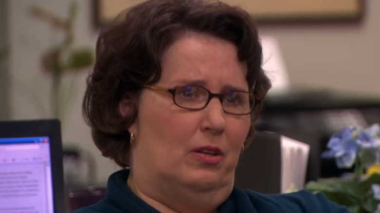 Phyllis questions Michael