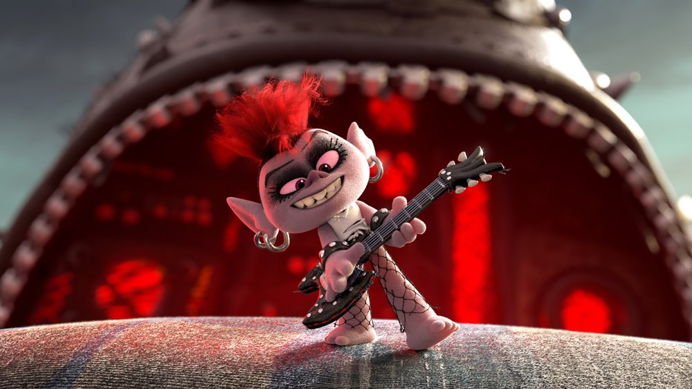 The queen of the Rock Trolls in Trolls World Tour