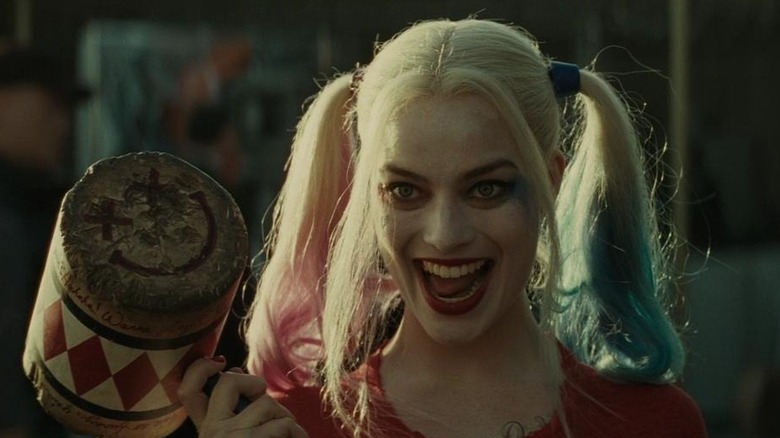 Harley Quinn wielding her mallet in "Suicide Squad" (2016)