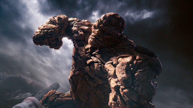 The Thing preparing to clobber in "Fantastic Four" (2015)