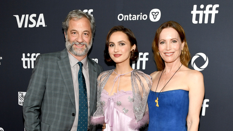 Judd Apatow and family