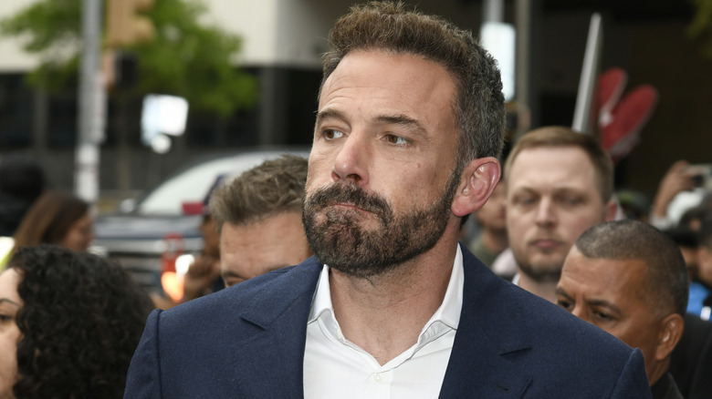 Ben Affleck frowning