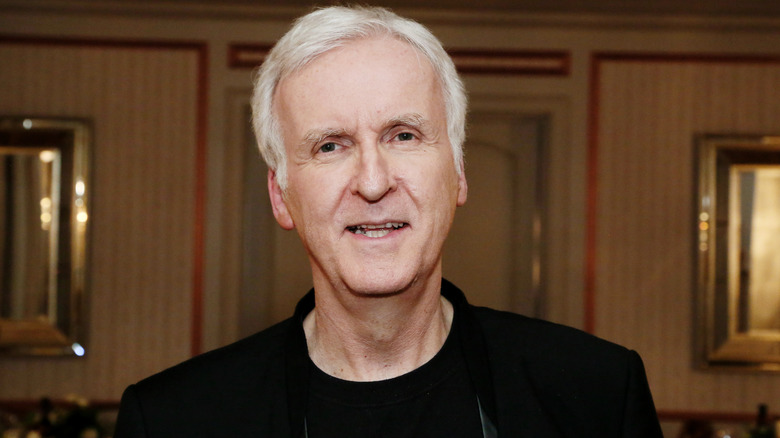 james cameron smiling