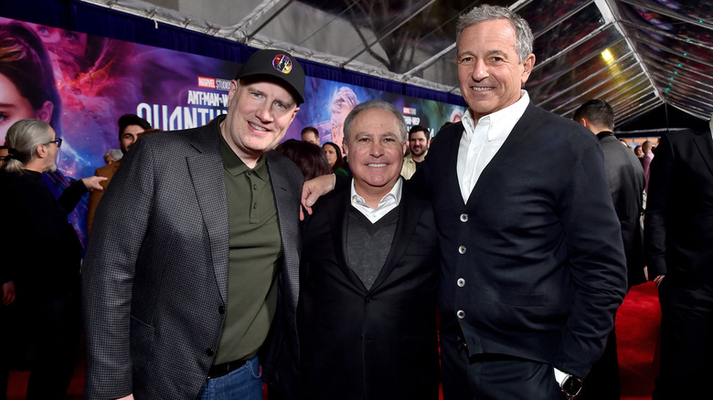 Bob Iger poses