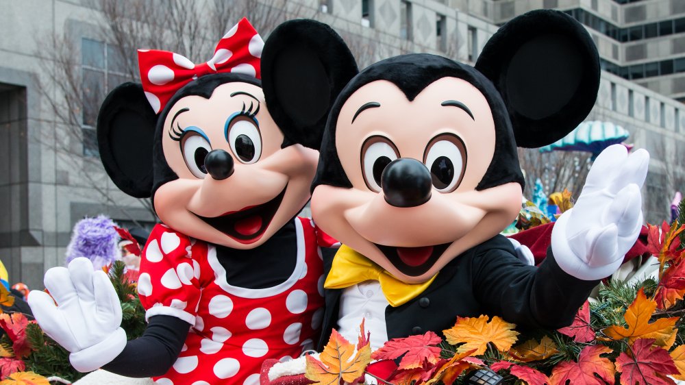 Minnie and Mickey Mouse