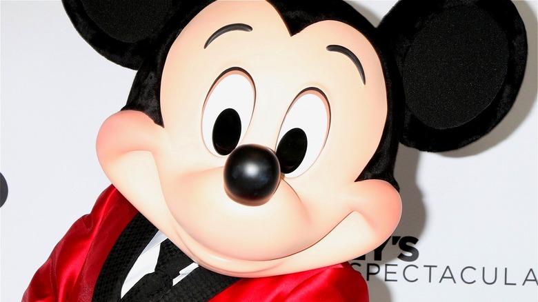 Mickey Mouse smiling