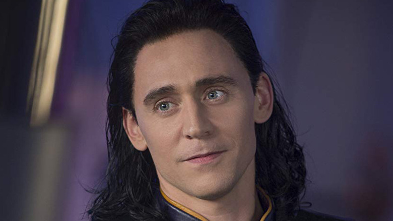 Loki looking smirking